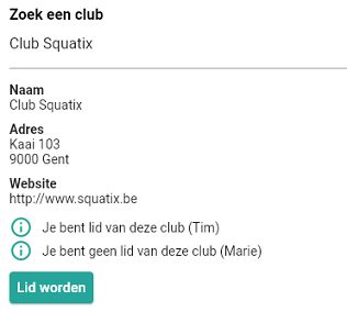 Find a club overview
