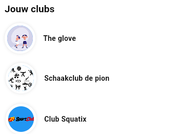 Overview clubs